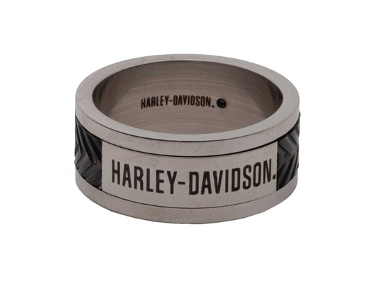 Harley-Davidson® Men's Tire Track Band Ring- 34R00440