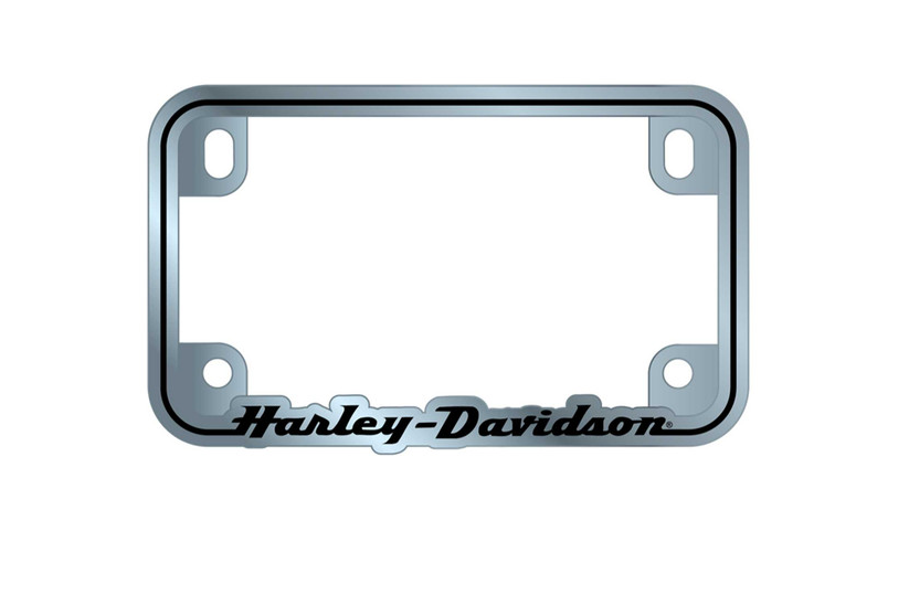 Harley-Davidson® Script Premium Metal Motorcycle License Plate Frame - CG42901