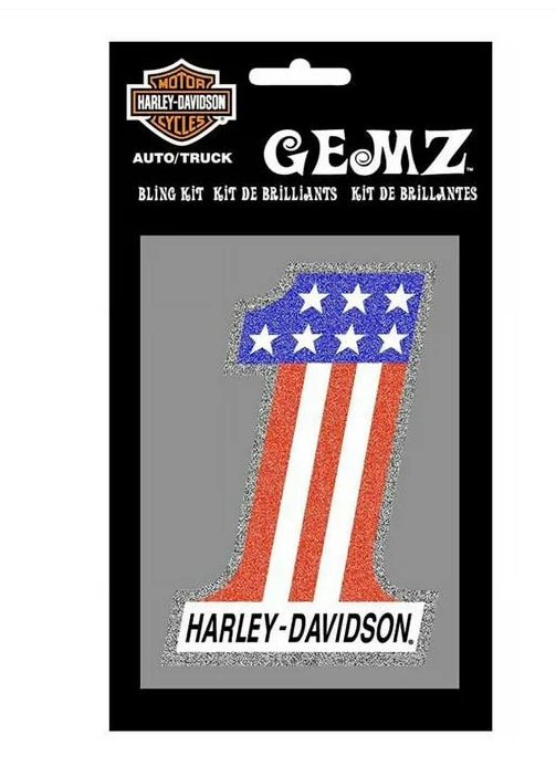 #1 Logo Bling Decal