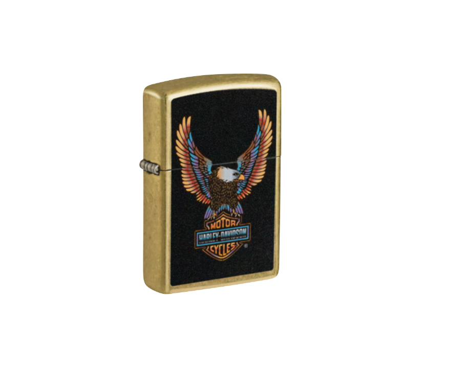 Harley-Davidson® Zippo 46678– Brass with Eagle Logo
