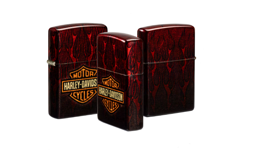 Harley-Davidson® Zippo 48994– Tumbled Brass