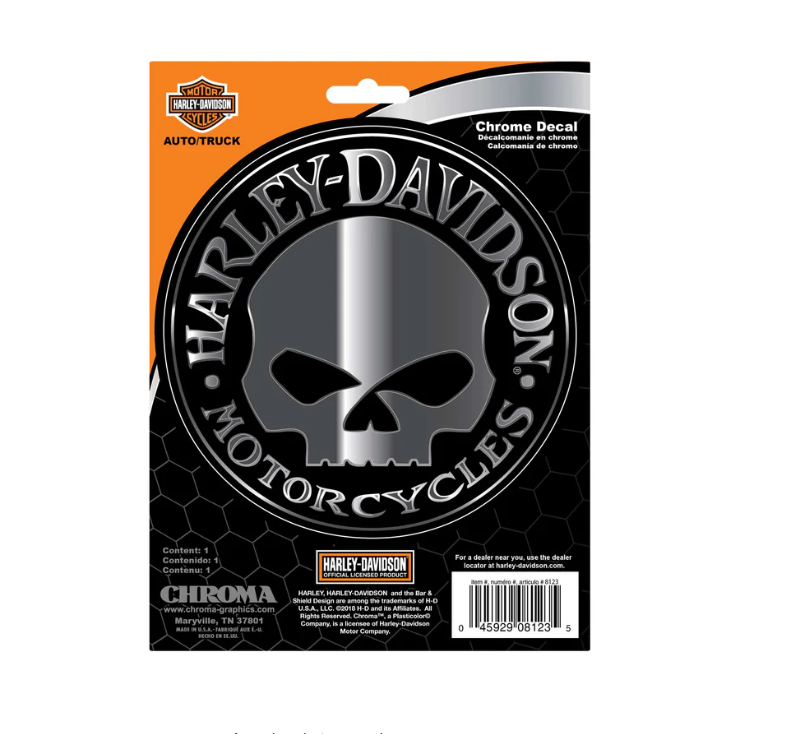 Harley-Davidson® Willie G Flame Decal - CG8123