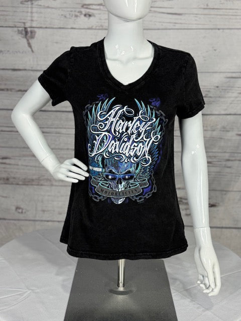 Wild Child Dyed V-Neck Tee