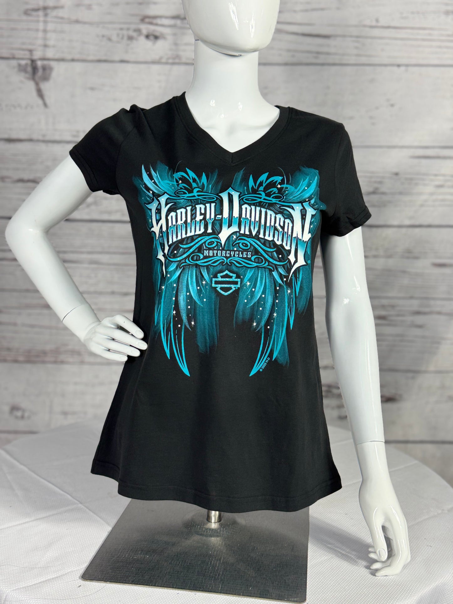 Sparkle Wing V-Neck T-shirt