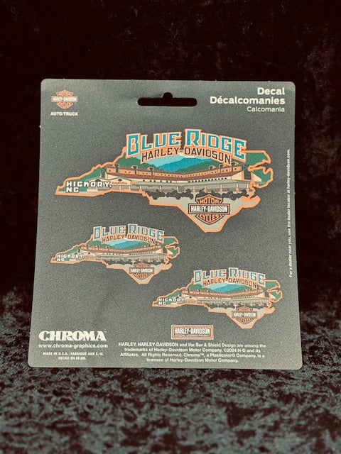 Blue Ridge H-D Decal