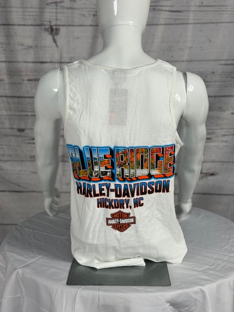 Blue Ridge Men's White Tank