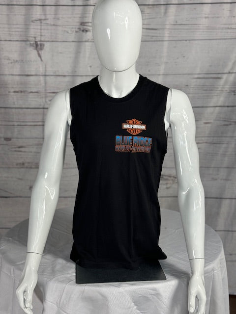 Blue Ridge Men's Black Sleeveless Tee