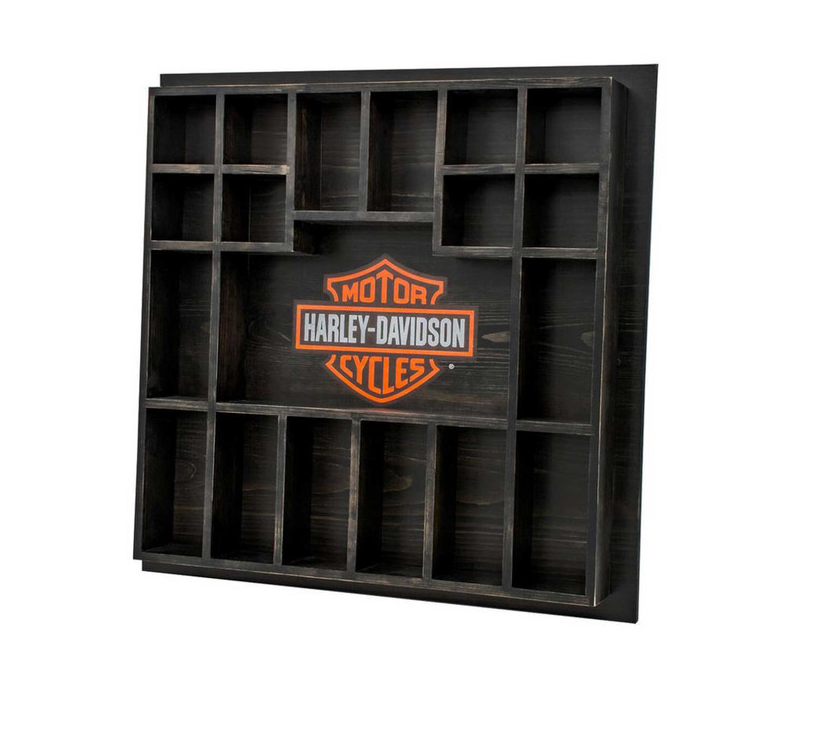 Harley-Davidson® Bar & Shield Glass Display Case- HDL-18637