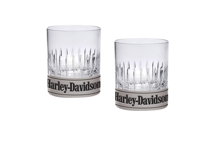 Metal Base Rocks Glasses