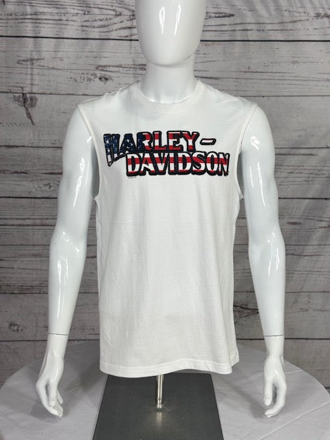 Flag Drop Logo Sleeveless Tee