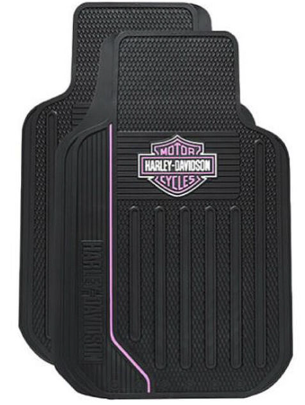 H-D Pink B&S Floor Mat Set