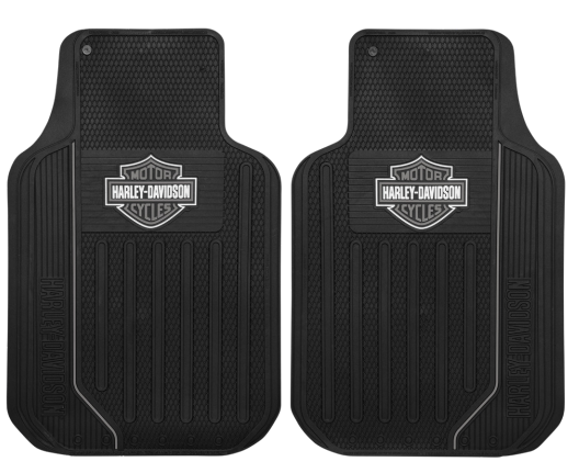 H-D Grey B&S Floor Mat Set