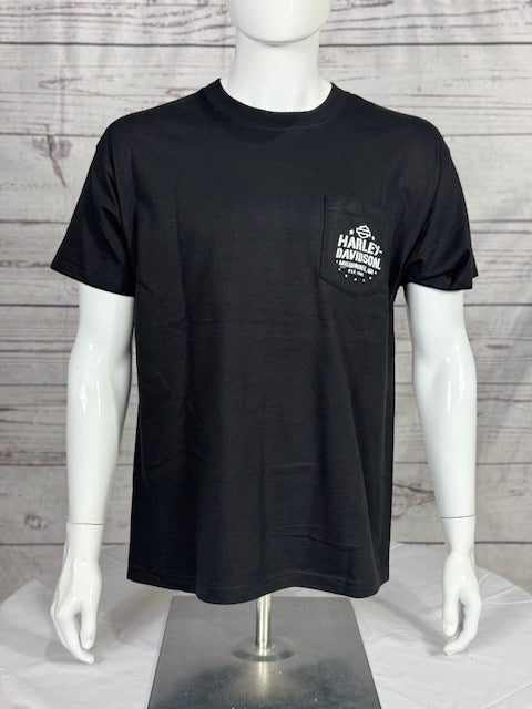Stencil Lock Up Pocket Tee
