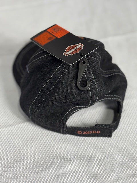 Little Boys' Up-Wing Eagle Denim Toddler Baseball Cap
