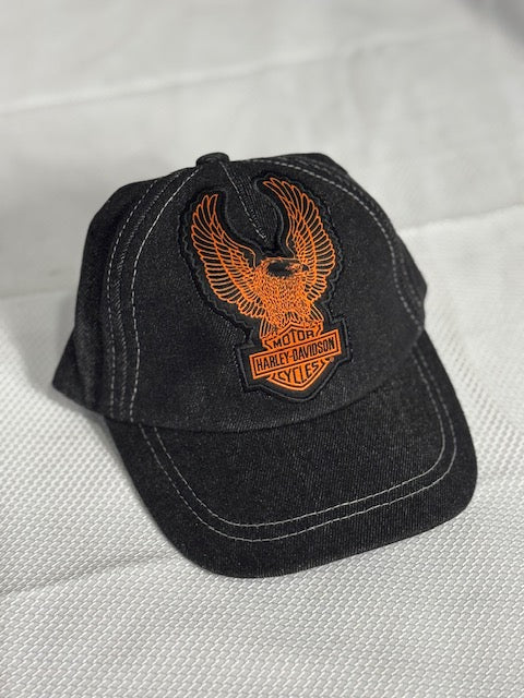 Little Boys' Up-Wing Eagle Denim Toddler Baseball Cap