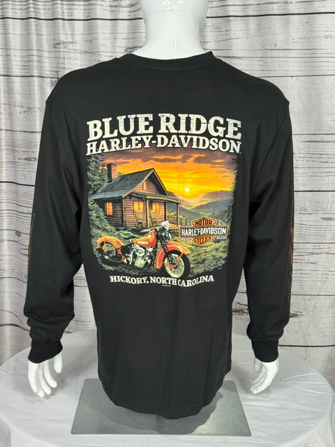 Pinstripe Willie Long Sleeve Pocket T-Shirt
