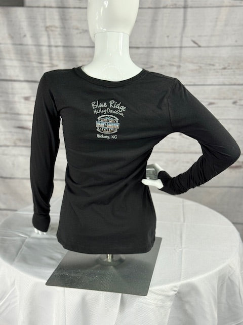 Ladies Down Long Sleeve Dealer Tee