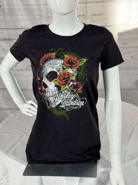 Rose Skull Dealer T-shirt