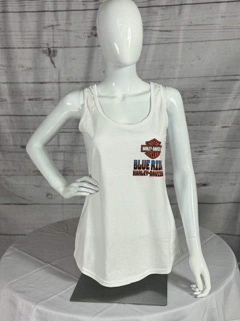 Blue Ridge Women's White Tank