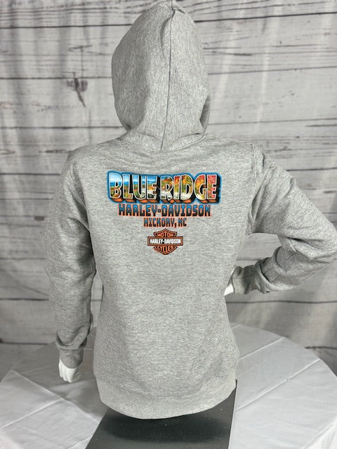 Blue Ridge Women's Grey Pullover Hoodie