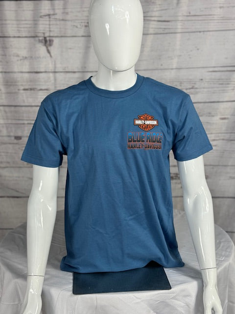 Blue Ridge Men's Denim Blue T-Shirt