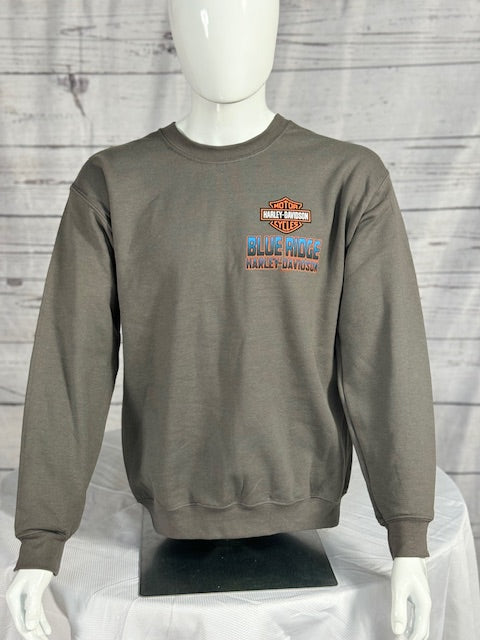 Blue Ridge Men's Charcoal Pullover Sweatshirt