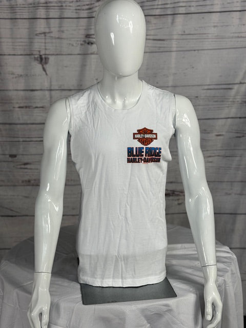 Blue Ridge Men's White Sleeveless