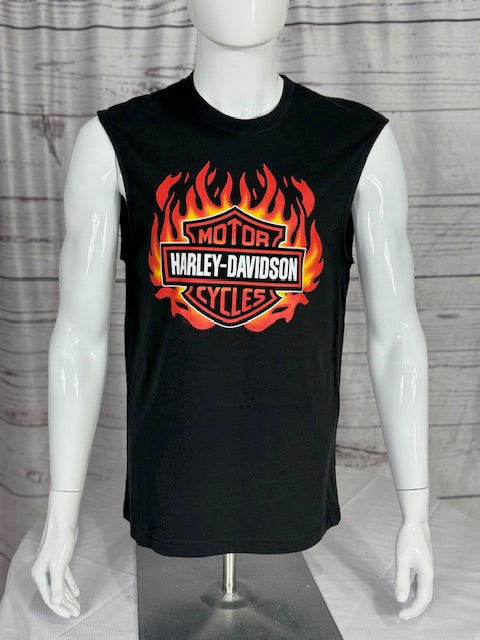 Flamin’ Shield Sleeveless Tee