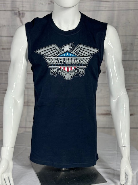 Graphic Bird Sleeveless Dealer T-shirt