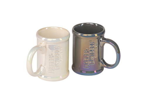 H-D Motor Co Lusterware Mug Set