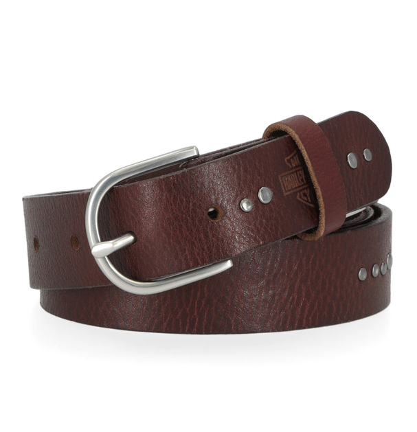 Heat Embossed Bar & Shield Logo Belt