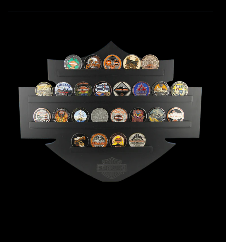 Blue Ridge Hound Coin B&S Coin Wall Display – Blue Ridge Harley-Davidson