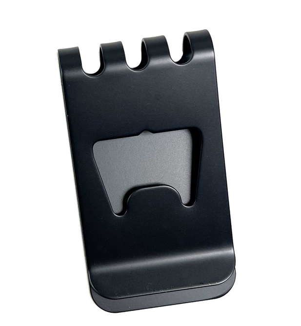 Willie G Skull Metal Money Clip - Matte Black