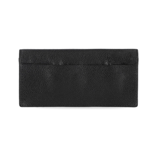 Classic Genuine Pebble Leather B&S Long Wallet