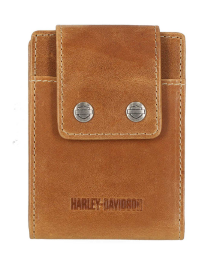 Smooth Grain Snap Front Pocket Billfold Wallet