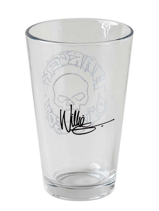 H-D Willie G Sketch Pint Glass